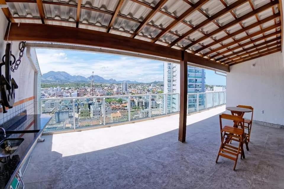 Cobertura C/ Vista Para O Mar E Montanhas, Churrasqueira, 4 Quartos 2 Vg Garagem 구아라파리 외부 사진