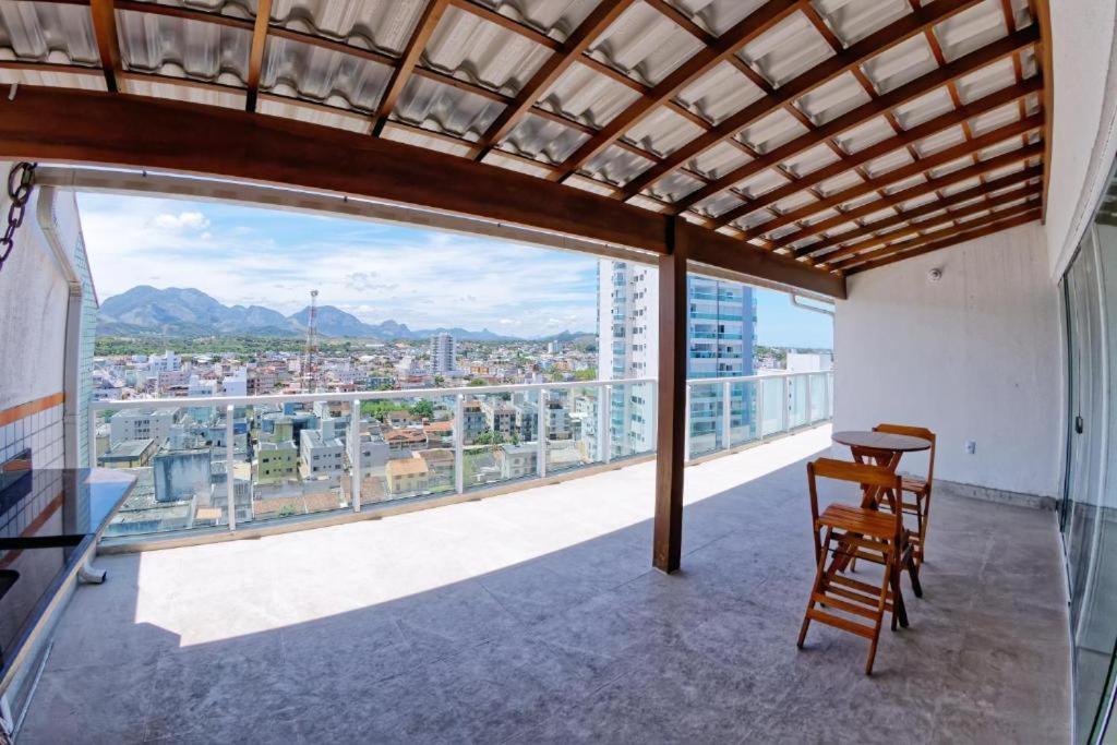 Cobertura C/ Vista Para O Mar E Montanhas, Churrasqueira, 4 Quartos 2 Vg Garagem 구아라파리 외부 사진